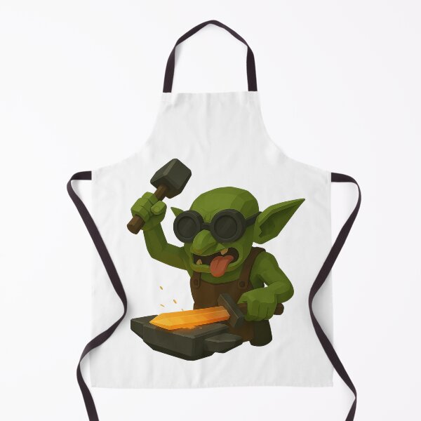 Item preview, Goblin Blacksmith at Work designed and sold by QuirkWears.