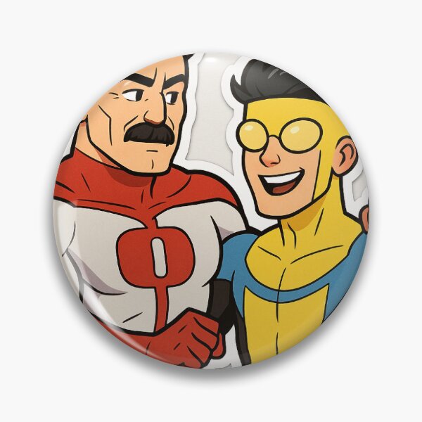 Item preview, Invincible & Omni-Man Sticker – Father & Son Showdown designed and sold by stick-it-out-.