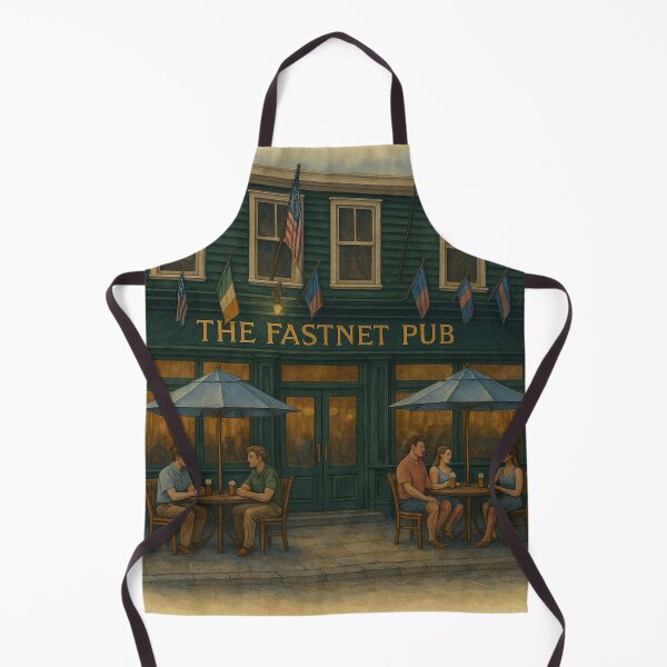 Item preview, Fastnet Pub Newport RI Watercolor Print – Coastal Irish Bar Artwork designed and sold by LegacyScenes.