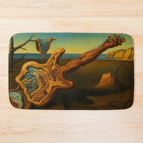 Item preview, Vintage Abstract Desert   Melted Guitar Surrealist  designed and sold by TeeARTHY.