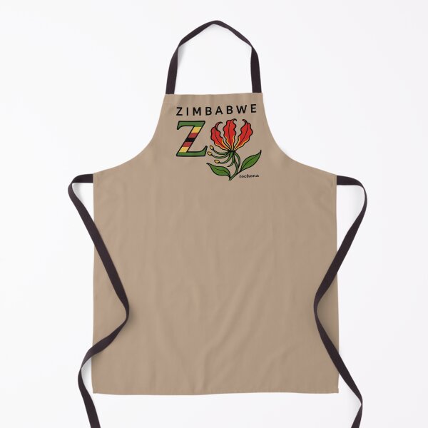 Item preview, Zimbabwe flag & flame lily  designed and sold by Tochena.