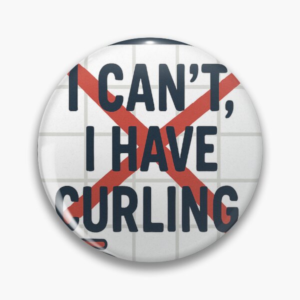 Item preview, I Can’t, I Have Curling – Canceled Plans Calendar Shirt designed and sold by Sweeping Statements.