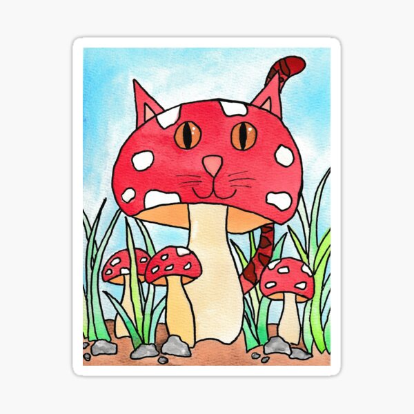 Item preview, Cat Shroom designed and sold by Catnip Designs.