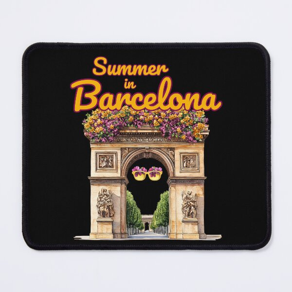 Item preview, Summer in Barcelona – Arc de Triomf with Summer Vibes designed and sold by Ela-graphicwiz.