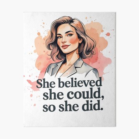 Item preview, She believed women empowerment art designed and sold by Waseemkhan86.