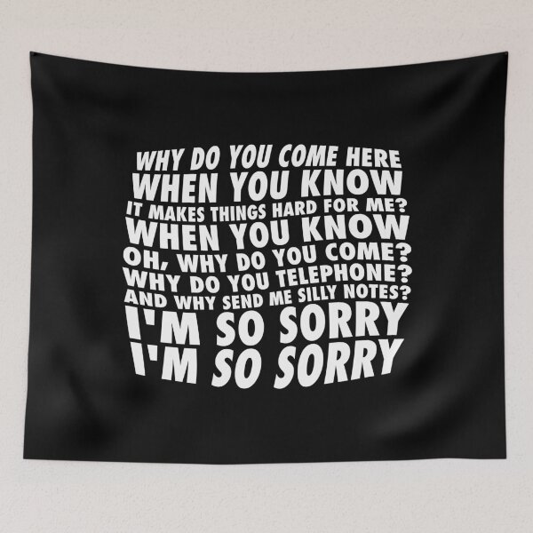 Item preview, Why Do You Come Here – Emotional White Lettering designed and sold by didijuca.