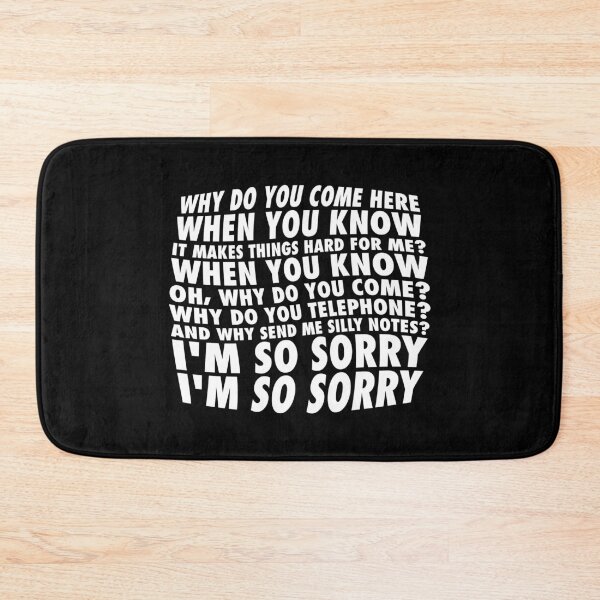 Item preview, Why Do You Come Here – Emotional White Lettering designed and sold by didijuca.