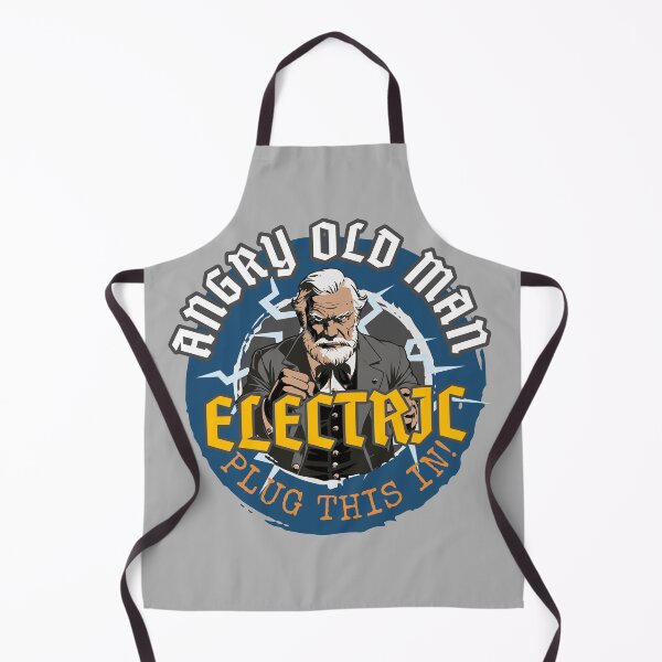 Item preview, ANGRY OLD MAN: Electrician "Plug This In!" designed and sold by rockandahardplaceradio.
