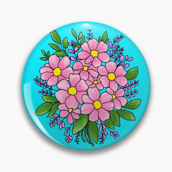 Item preview, pink flowers designed and sold by desingARTshop.