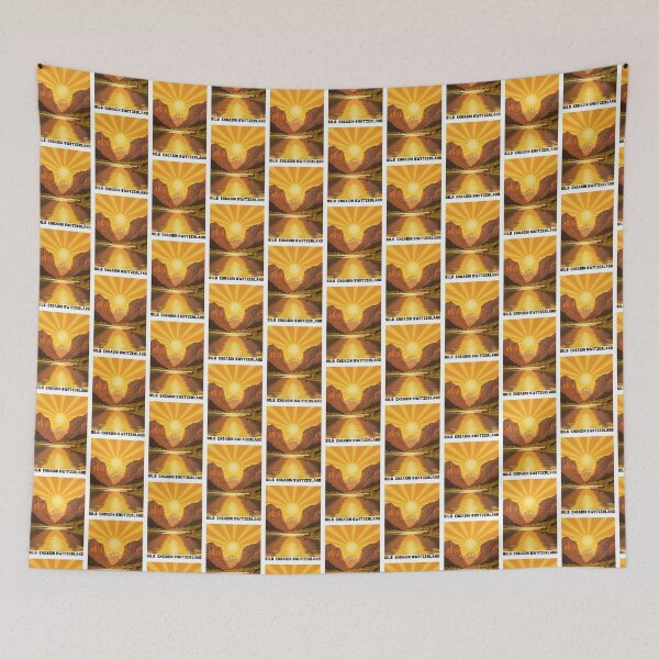 Item preview, Sils Engadin Vintage Travel Poster (Sunburst) designed and sold by TeeARTHY.