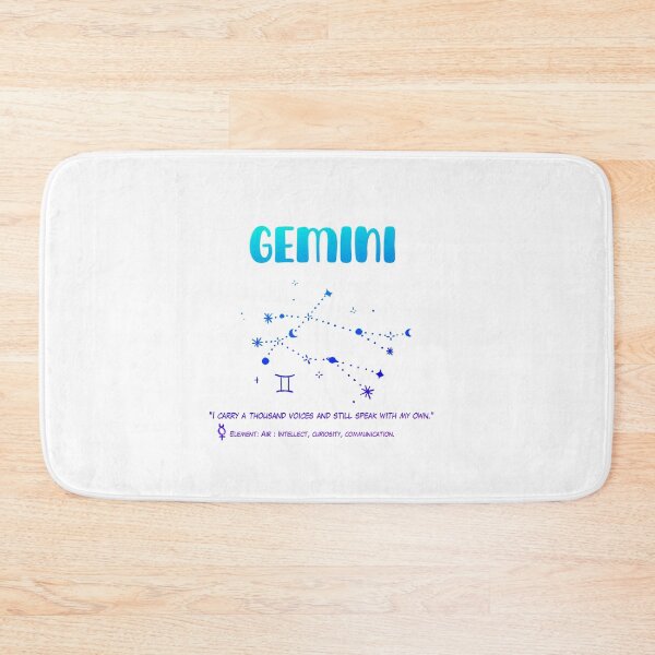 Item preview, Expressive Gemini Quote Design – Air Sign Zodiac Art for Curious Minds designed and sold by lowder.