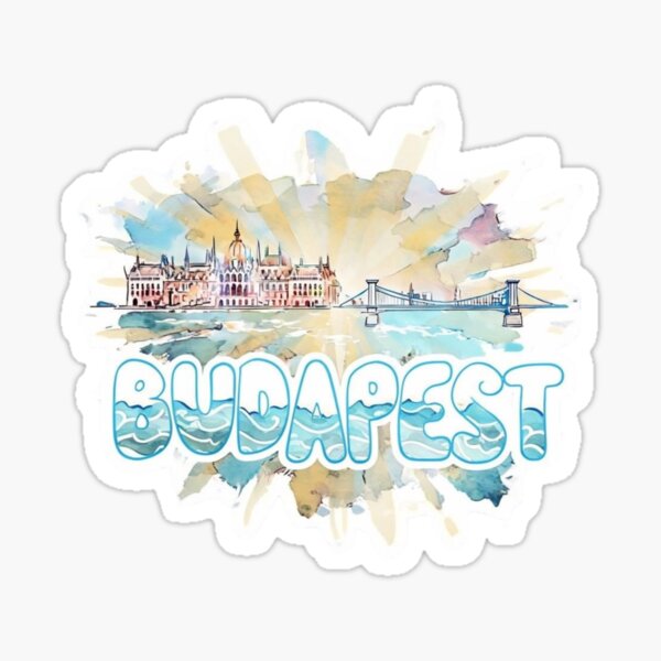 Item preview, Budapest Splash Delight – Ultra Sommer Sticker Falcon-Frequency Drop-Amalgramation Geist der Macht designed and sold by Imaginarium of Chaos falcon88 .