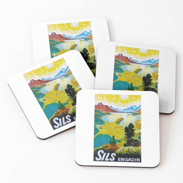 Item preview, Sils Engadin Vibrant Vintage Landscape designed and sold by TeeARTHY.