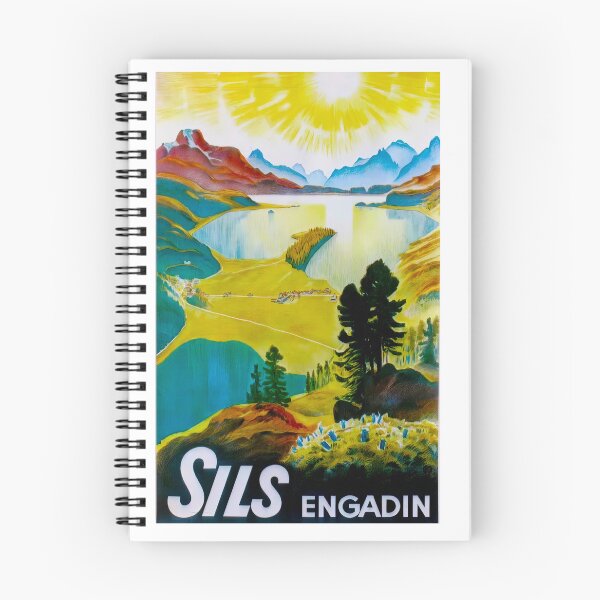 Item preview, Sils Engadin Vibrant Vintage Landscape designed and sold by TeeARTHY.