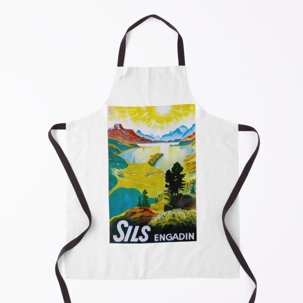 Item preview, Sils Engadin Vibrant Vintage Landscape designed and sold by TeeARTHY.
