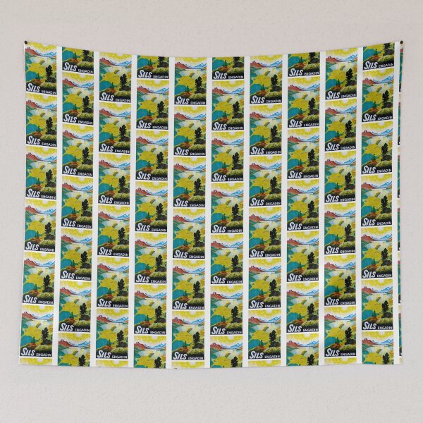 Item preview, Sils Engadin Vibrant Vintage Landscape designed and sold by TeeARTHY.