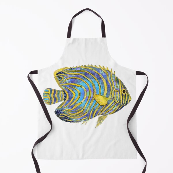 Item preview, Sea Angel 2 Angelfish Fish Art designed and sold by Sharon Cummings Art.
