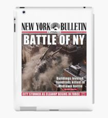 'Battle of New York' Newspaper cover iPad Case/Skin