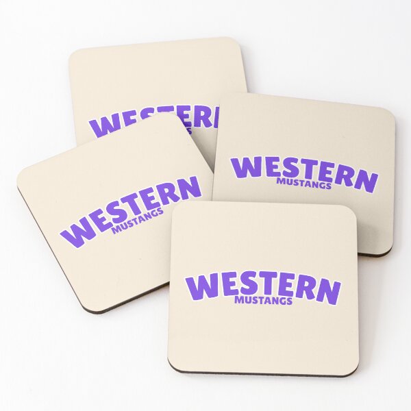 Item preview, western ontario UWO mustang classic purple and white designed and sold by jessicaleah15.