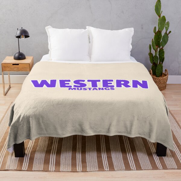 Item preview, western ontario UWO mustang classic purple and white designed and sold by jessicaleah15.