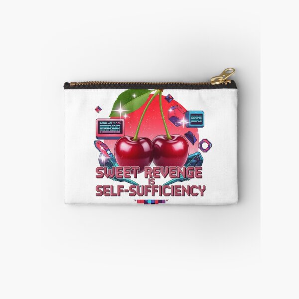 Item preview, Sweet Revenge Is Self-Sufficiency – Cherry Coded Motivational Digital Art designed and sold by AnnDesignStudio.