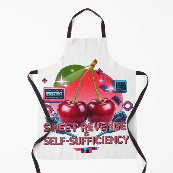 Item preview, Sweet Revenge Is Self-Sufficiency – Cherry Coded Motivational Digital Art designed and sold by AnnDesignStudio.