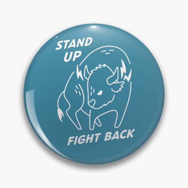 Item preview, Stand Up Fight Back Bison designed and sold by katienielandart.