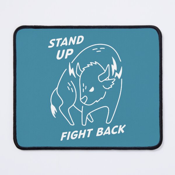 Item preview, Stand Up Fight Back Bison designed and sold by katienielandart.