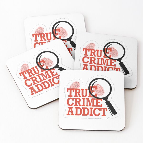 Item preview, True Crime Addict designed and sold by Trendy Sticker & Merch Collection - Express Yourself.