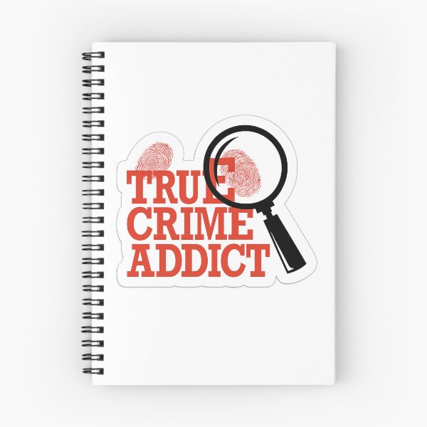 Item preview, True Crime Addict designed and sold by Trendy Sticker & Merch Collection - Express Yourself.