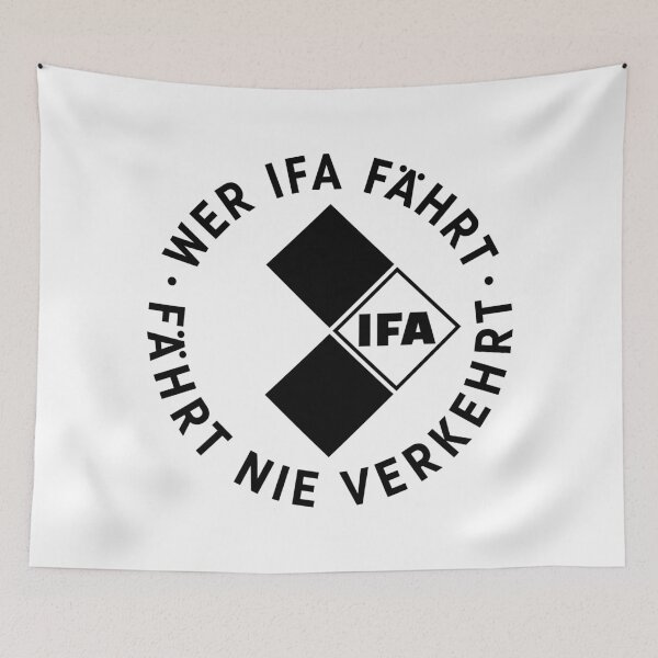 Item preview, Whoever drives an IFA never drives wrong (black) designed and sold by VEB Ostladen.