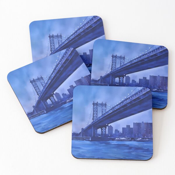 Item preview, Manhattan Bridge Morning designed and sold by RCWatercolours.