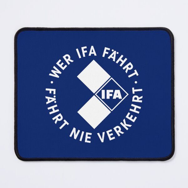 Item preview, Whoever drives IFA never drives wrong (white) designed and sold by VEB Ostladen.