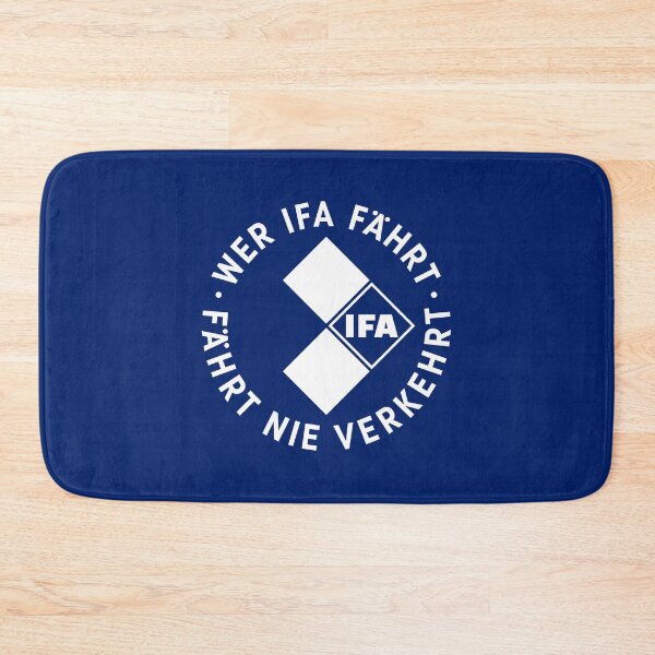 Item preview, Whoever drives IFA never drives wrong (white) designed and sold by VEB Ostladen.