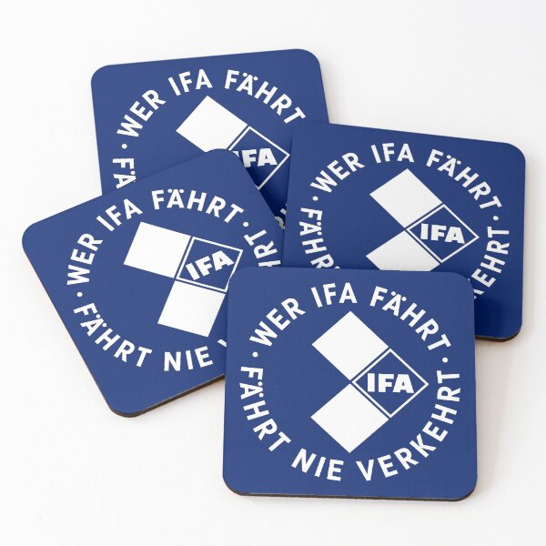 Item preview, Whoever drives IFA never drives wrong (white) designed and sold by VEB Ostladen.