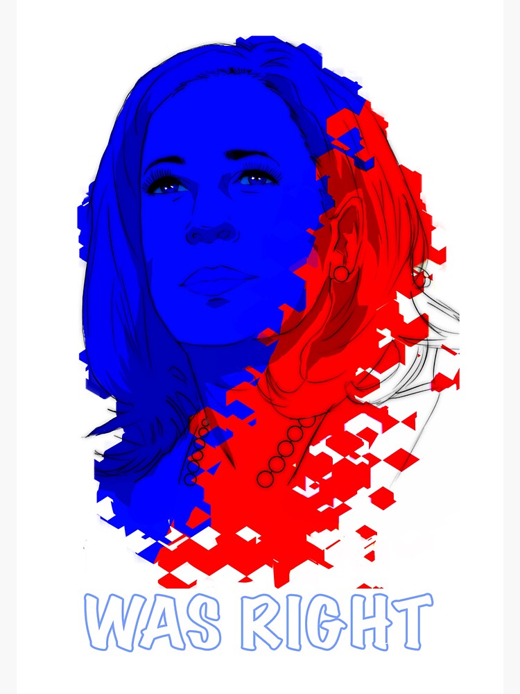 Thumbnail 3 of 3, Sticker, Kamala Was Right designed and sold by Reflex76.