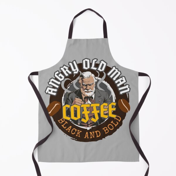 Item preview, ANGRY OLD MAN: Coffee "Black And Bold" designed and sold by rockandahardplaceradio.