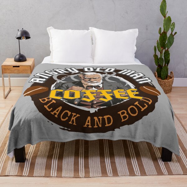 Item preview, ANGRY OLD MAN: Coffee "Black And Bold" designed and sold by rockandahardplaceradio.