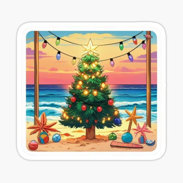 Artikel-Vorschau von Weihnachten am Strand, designt und verkauft von LewpyG.