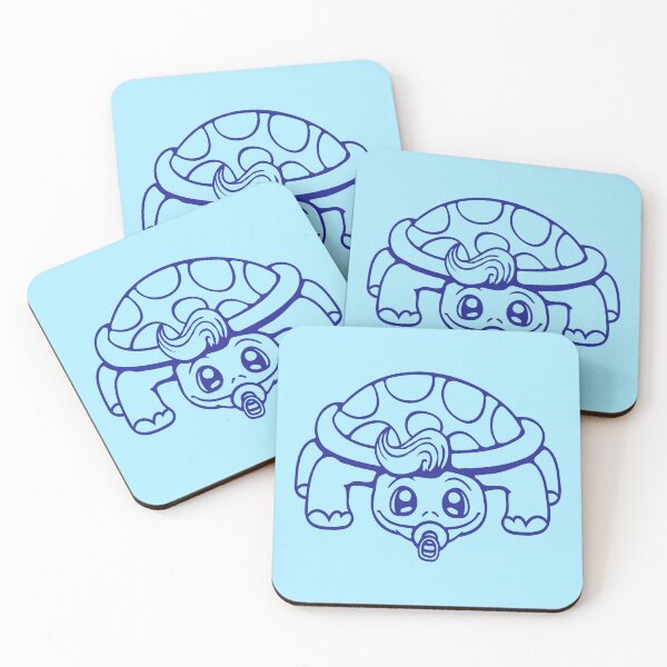Item preview, Cute Little Turtle Baby Child Pacifer Happy Smile designed and sold by shirt-o-mat.
