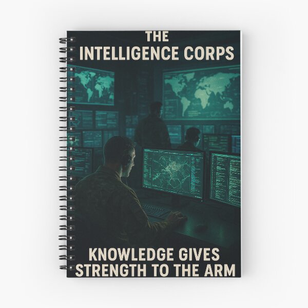 Item preview, The Intelligence Corps Knowledge Gives Strength to the Arm designed and sold by Skyframe Aviation.