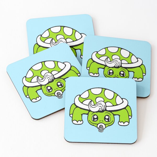 Item preview, Cute Little Turtle Baby Child Pacifer Happy Smile designed and sold by shirt-o-mat.