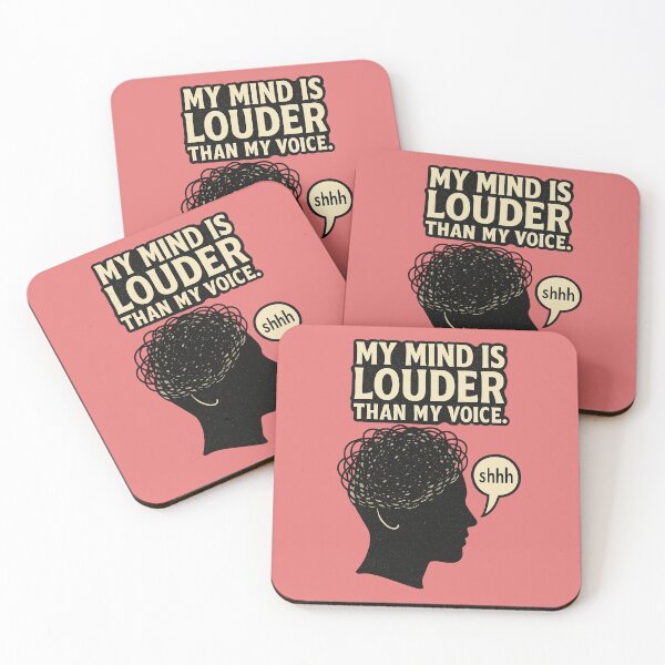 Item preview, Louder Mind Quiet Voice Design designed and sold by TheoVerse.