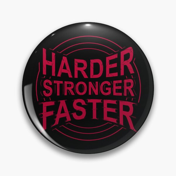 Item preview, harder stronger faster typography - sports graphic design designed and sold by hayrpictures.