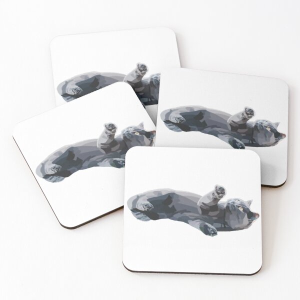 Item preview, Gray british shorthair cat designed and sold by LRM_ artz.