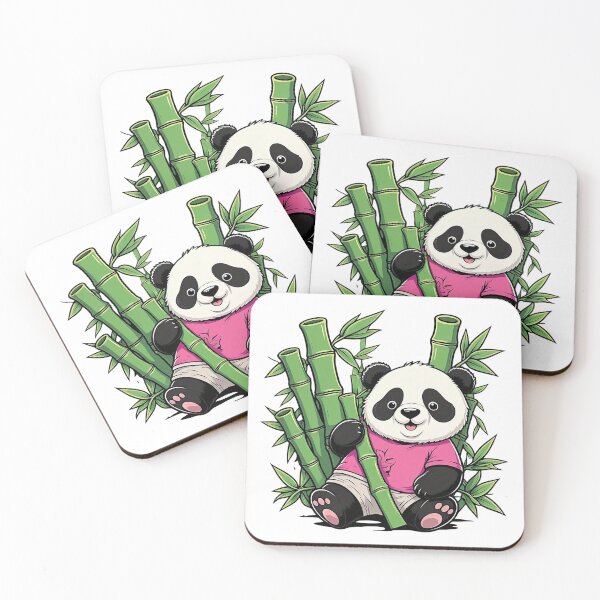 Item preview, Adorable panda relaxing with bamboo designed and sold by JonysCreativeDesigns.