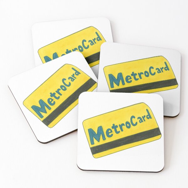 Item preview, Hand-Drawn NYC MetroCard Illustration – Urban Transit Art designed and sold by weirdfishes123.