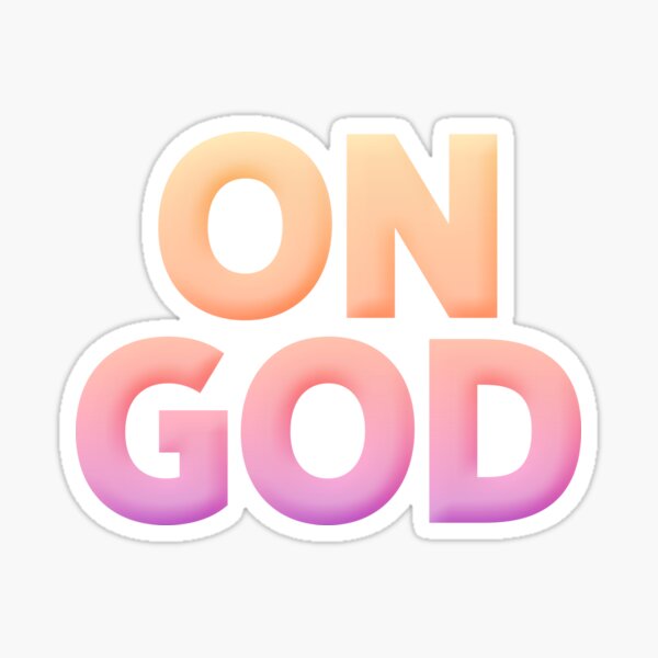 Item preview, On God in Pastel Gradient designed and sold by luv-fi.