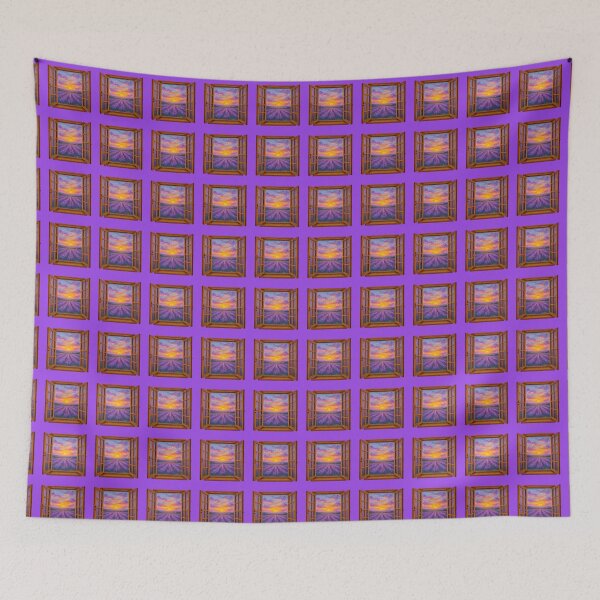 Item preview, Window to a Lavender Field at Sunset designed and sold by IraBum.