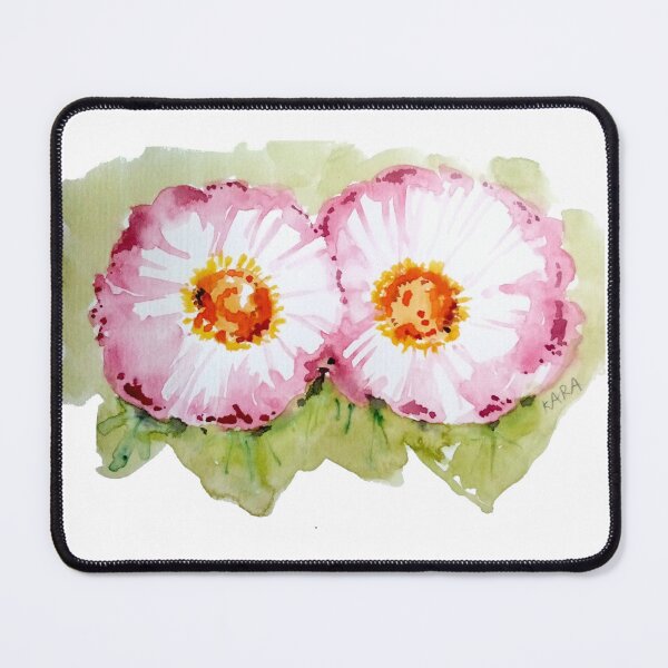 Item preview, Pink Flowers Watercolor designed and sold by Kara Draws.